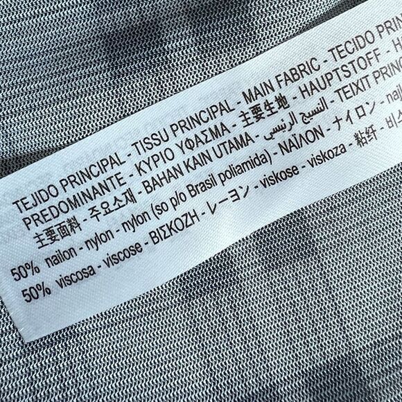 Zara contrast navy blue knit sweater sheer size medium - Picture 10 of 10